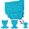 Kids Mermaid Tail Blanket With Pure Color Design And Acrylic Material For Cozy Comfort