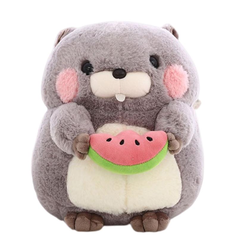 Toy Groundhog Plush Cartoon Plushie Soft Cushion Pillow Home Decor Kids Gifts