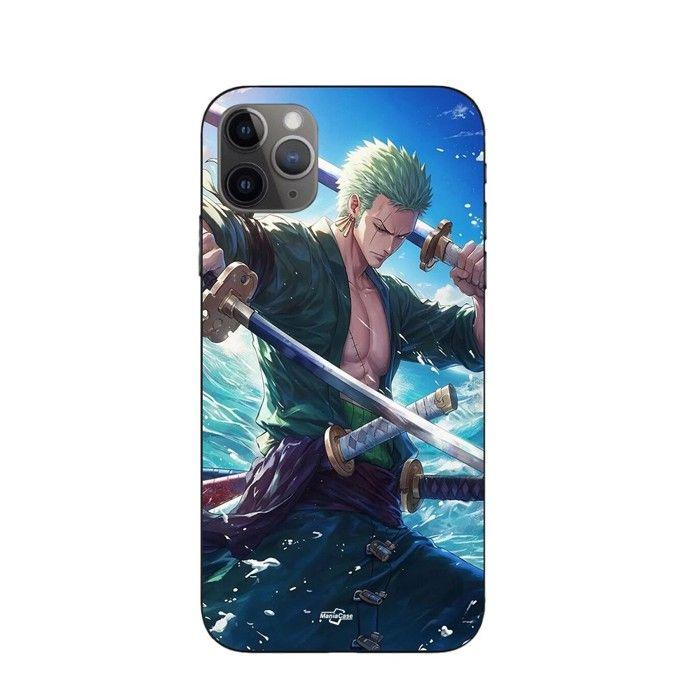 Case - Maniacase - Iphone 11 Pro Max - One Piece Roronoa Zoro - Flexible - Black