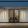 Modern LED Wall Light IP43 Waterproof Garden Strip Wall Lamp for Courtyard Passage