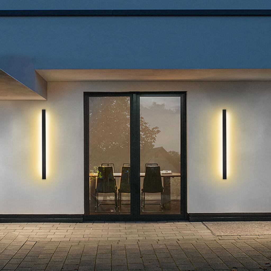 Modern LED Wall Light IP43 Waterproof Garden Strip Wall Lamp for Courtyard Passage