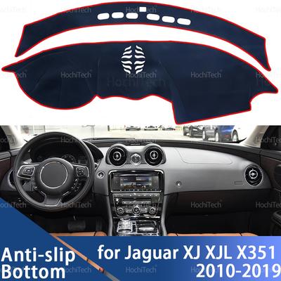 Kryt palubní desky proti světlu Protiskluzová Protiskluzová podložka Stínítko Dashmat Ochrana pro Jaguar XJ XJL X351 2010-2019 LHD RHD