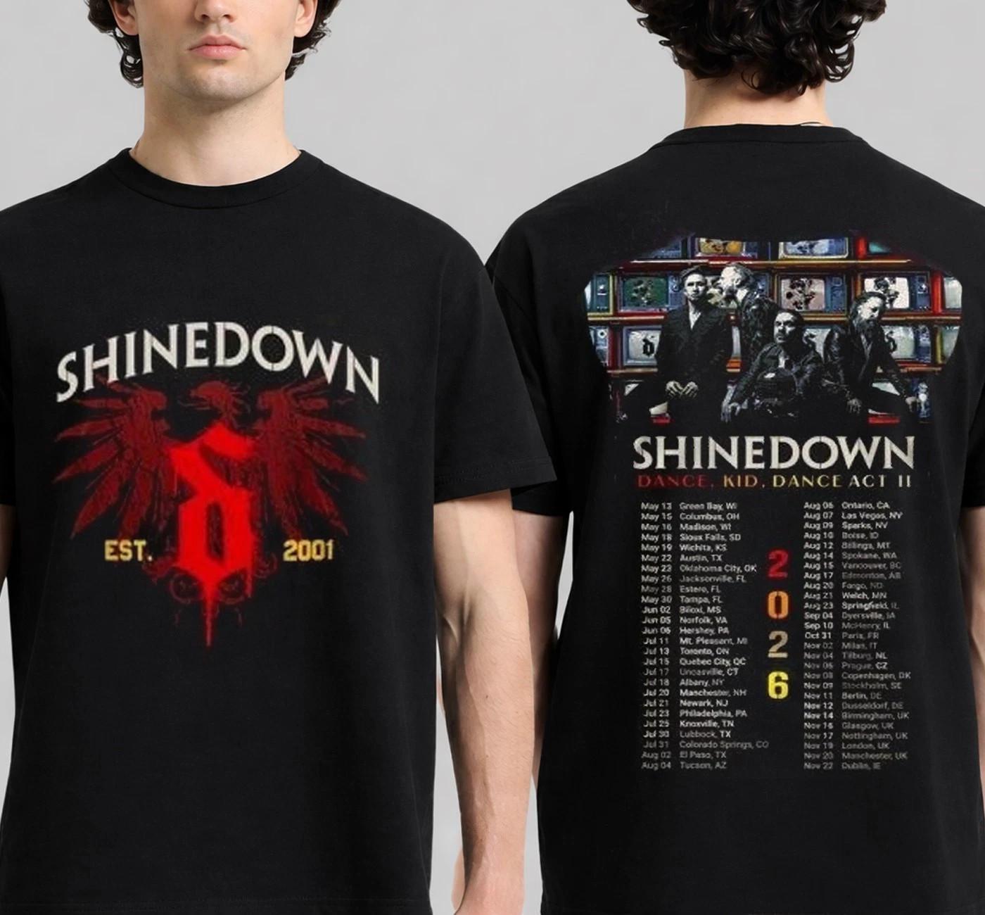 Shinedown Dance Kid Dance ACT II T-Shirt 2026 XL