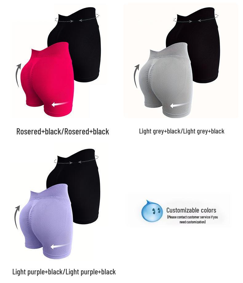 High-Waisted Women's Yoga Shorts: Hip-Lifting, Running & Fitness