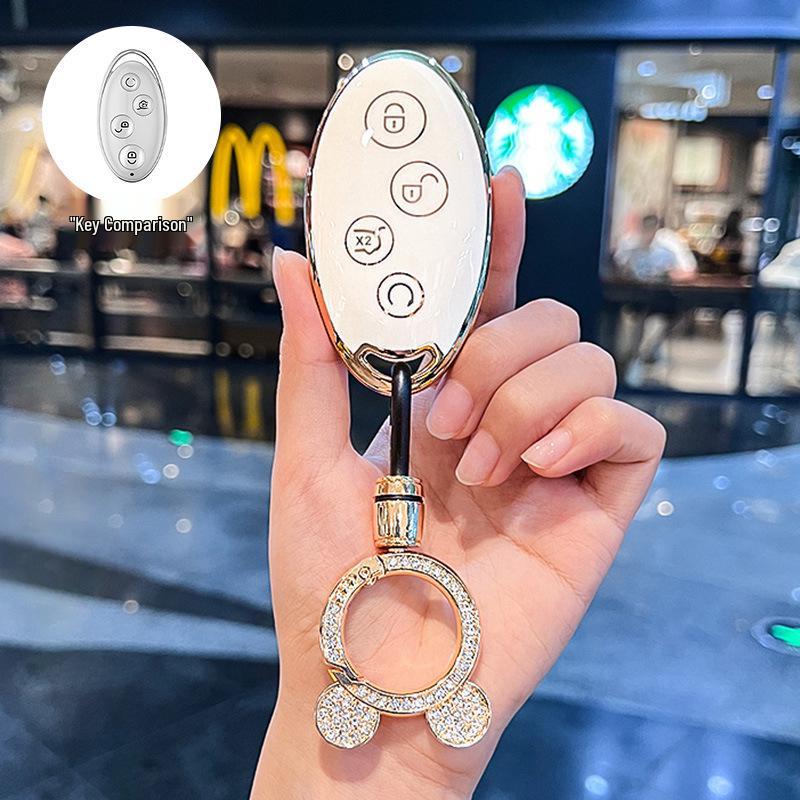 Compatible Key Case for BYD Models: Dolphin, Han, Qin Plus DMi, Song Pro, Yuan, Tang, Seagull EV, Destroyer 05, Seal 06