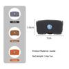 Car Suede Safety Belt Buckle Protector Cover Interior Accessories For VW Scirocco Jetta Beetle Passat Polo Tiguan Sharan Touran H22