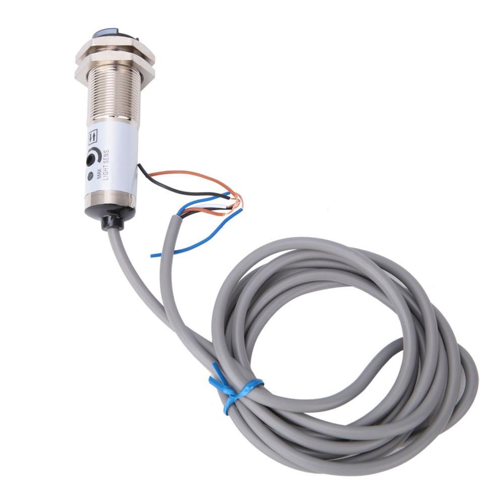 

Adjustable 12-24VDC Photoelectric Sensor 4-Wire 10mm Detection Proximity Sensor 18MM Inductive Sensor Automation Systems 1