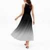 Women's Casual And Fashionable Round-neck  Sleeveless  Mid Length Dress