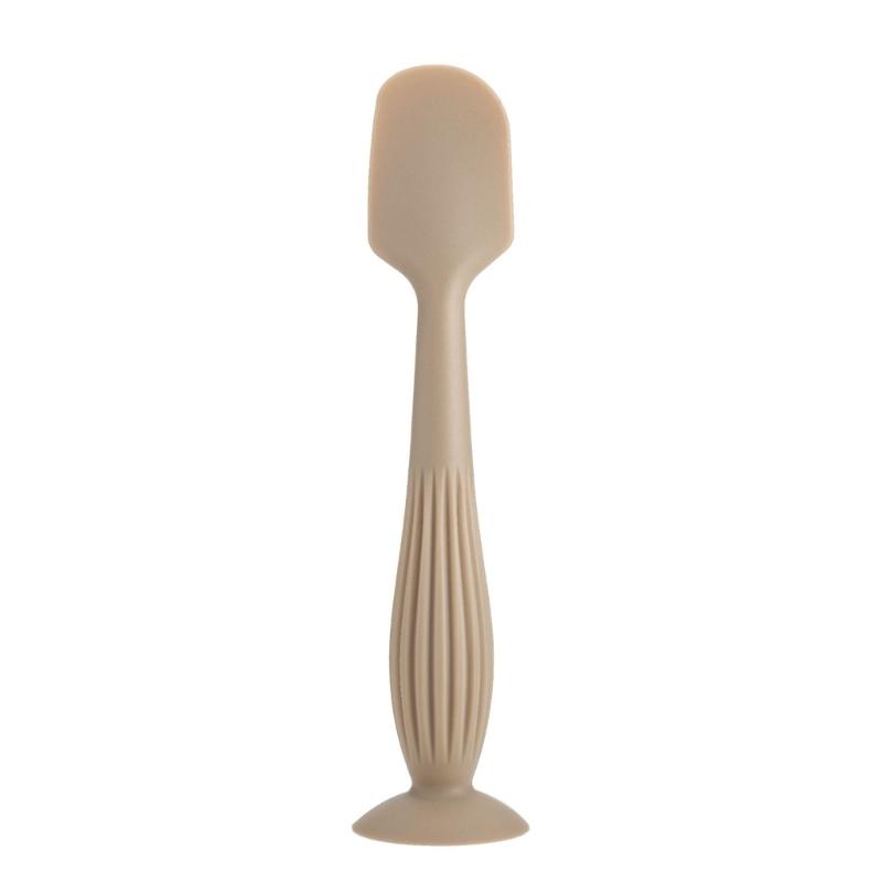 Snadno čistitelný aplikátor krému na opruzeniny pro miminka, silikonová škrabka, špachtle pro péči o zadeček se sací základnou pro postavení