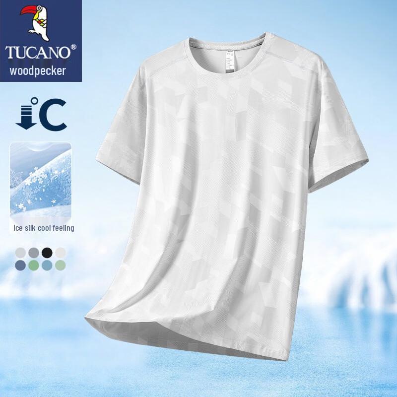 TUCANO Men s Ice-Cool Quick-Dry Short-Sleeve T-Shirt M