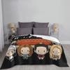 Friends Cartoon Blanket Flannel Textile Decor American TV Show Portable Super Warm Throw Blankets for Sofa Couch Bedding Throws