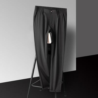 Yiliteng Men's Ice Silk Casual Business Pants YTMMC3099A