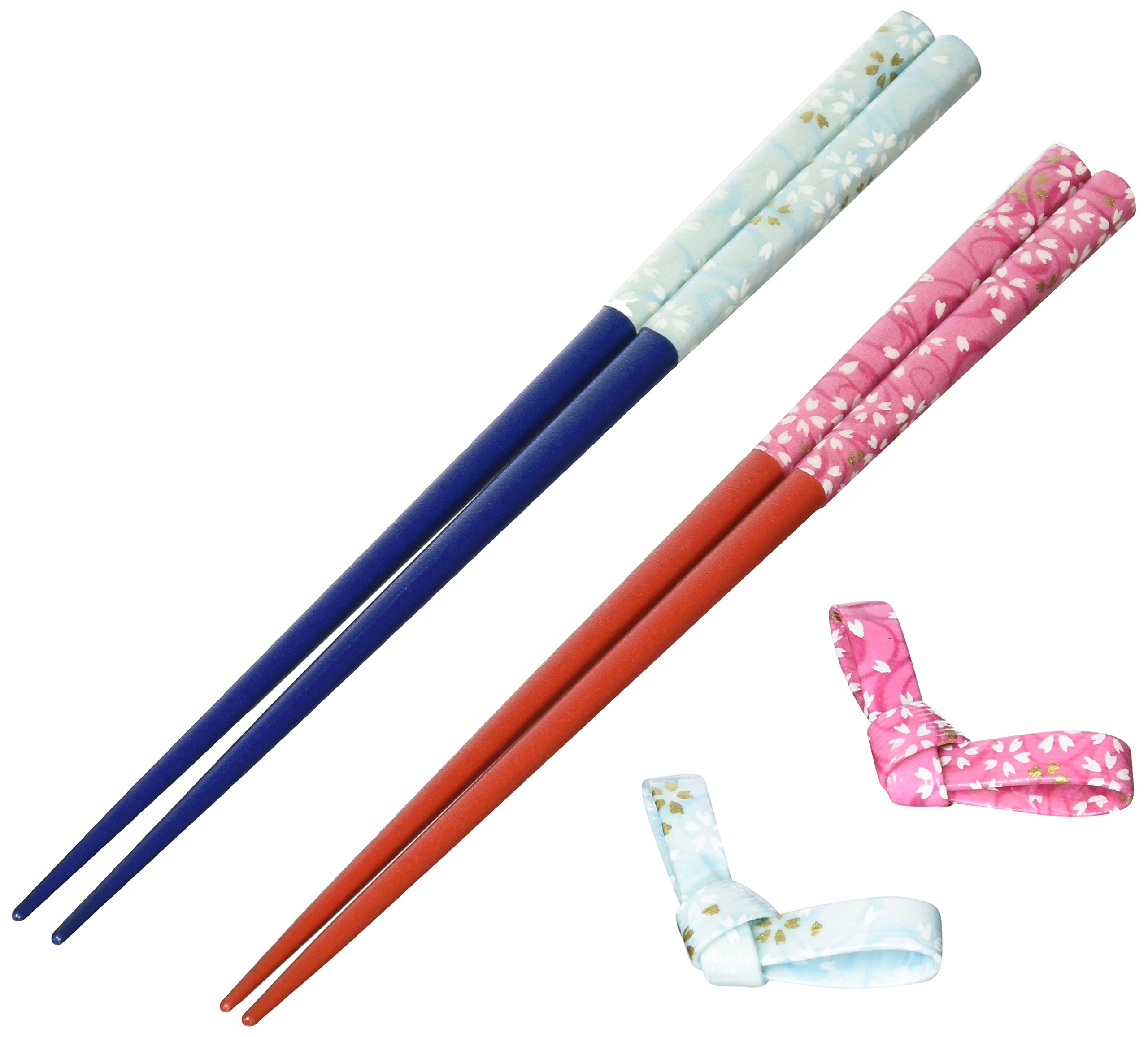 

Kawai Chopsticks Gift Hanamai Set of 2 Light 027333 Blue/Pink