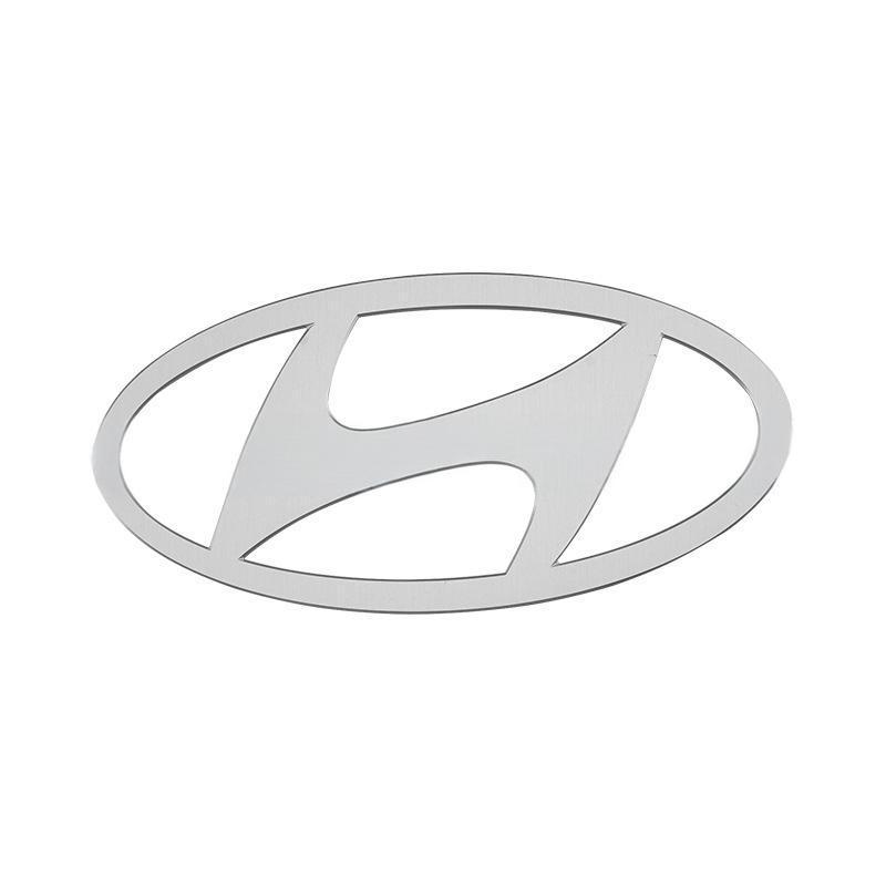 Hliníková slitina Zadní odznak auta Přední znak pro logo Hyundai Elantra Tucson Kufr Vyměnitelná nálepka Modifikační příslušenství AF2