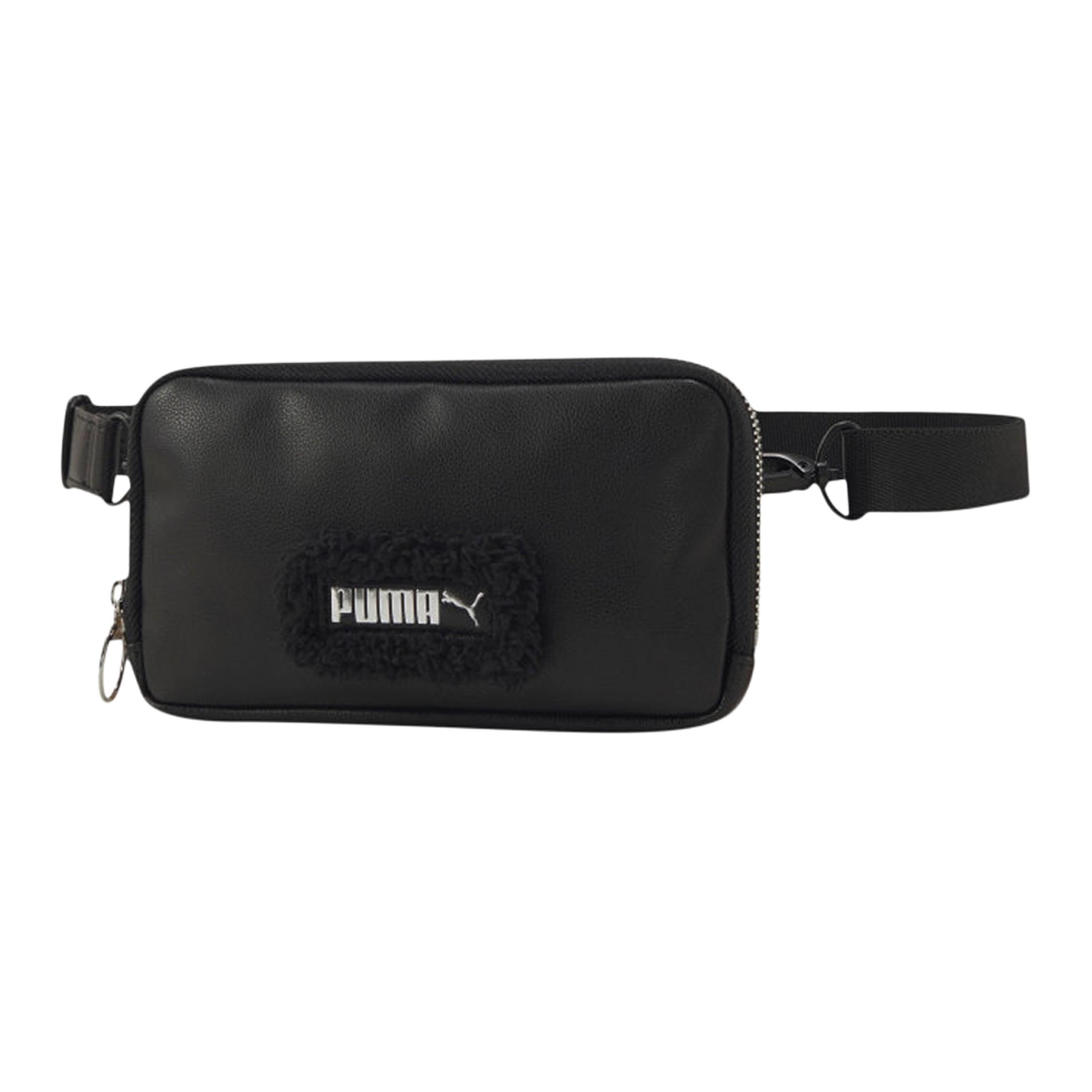 PUMA Artificial Leather With Textile Fanny Pack Women s Black 077475-01