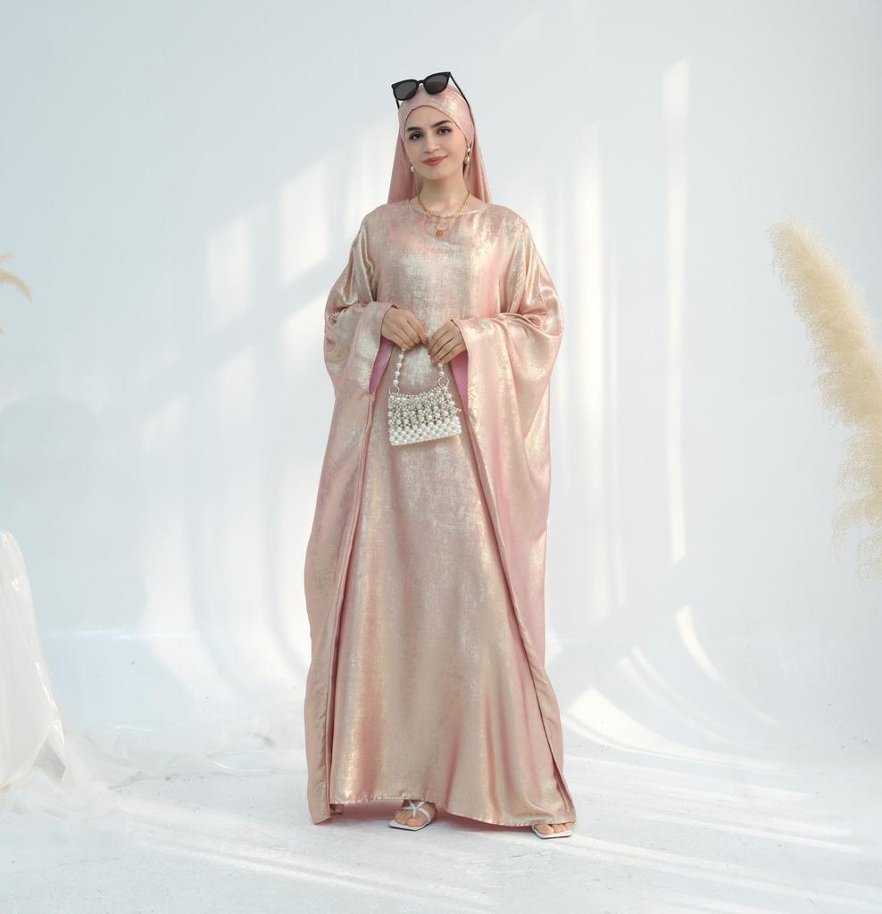 Loriya2025 Elegantes Patchwork Abaya Kleid LR778