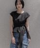 Memua Sherry Strap Blouse (Black)