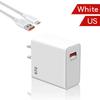 Xiaomi 67W Fast Charging Charger EU/US/UK USB Adapter Standard Charge Head Type-C Mobile Phone Type C Cable for Xiaomi Power Adapter