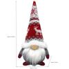 Christmas Gnome Plush Decoration Hanmade Santa Scandinavian Swedish Tomte Doll Gnome Stuffed Figurine For Home Tabletop Shelf