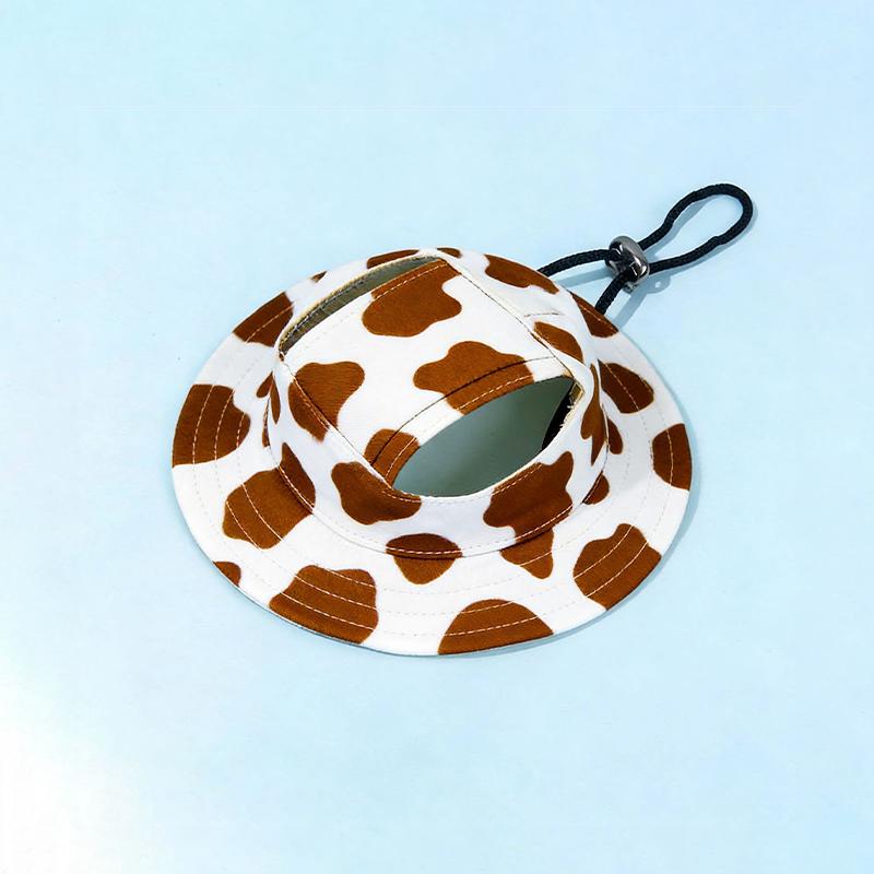 

Summer Pet Cat Sun Hat With Ear Holes - Cute Kitten Fisherman Cap For Uv Protection Breathable Outdoor Sunshade Cap For Cats D