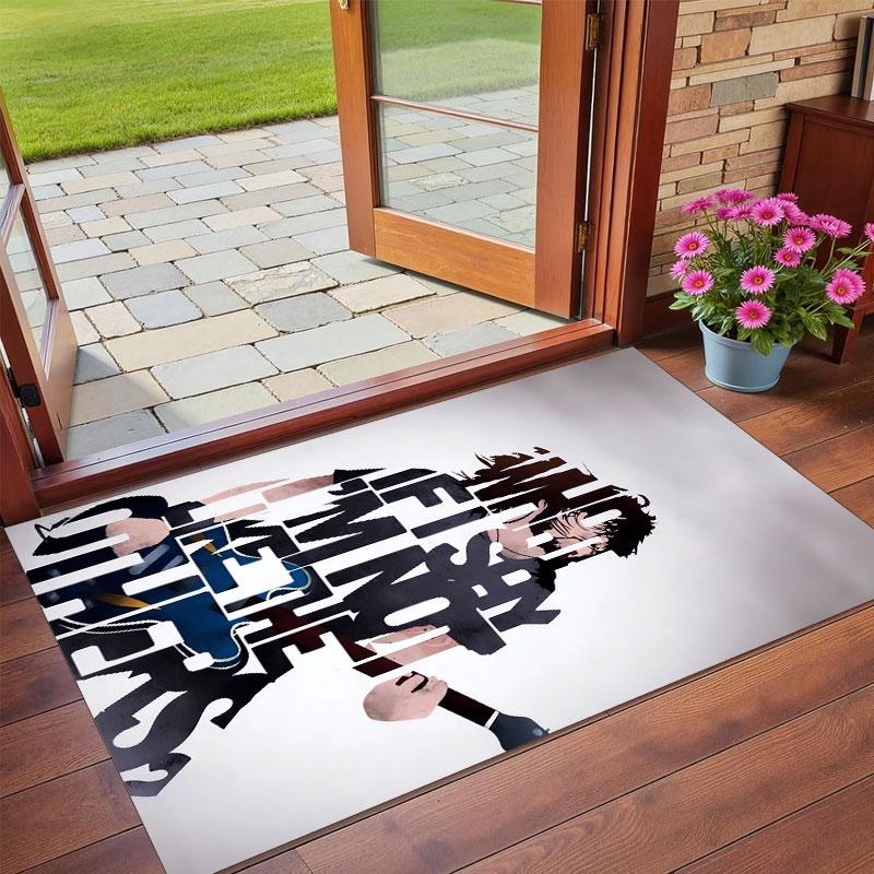Crystal Velvet Rug Soft Non Slip Indoor Floor Mat Home DecorFoo Fighters