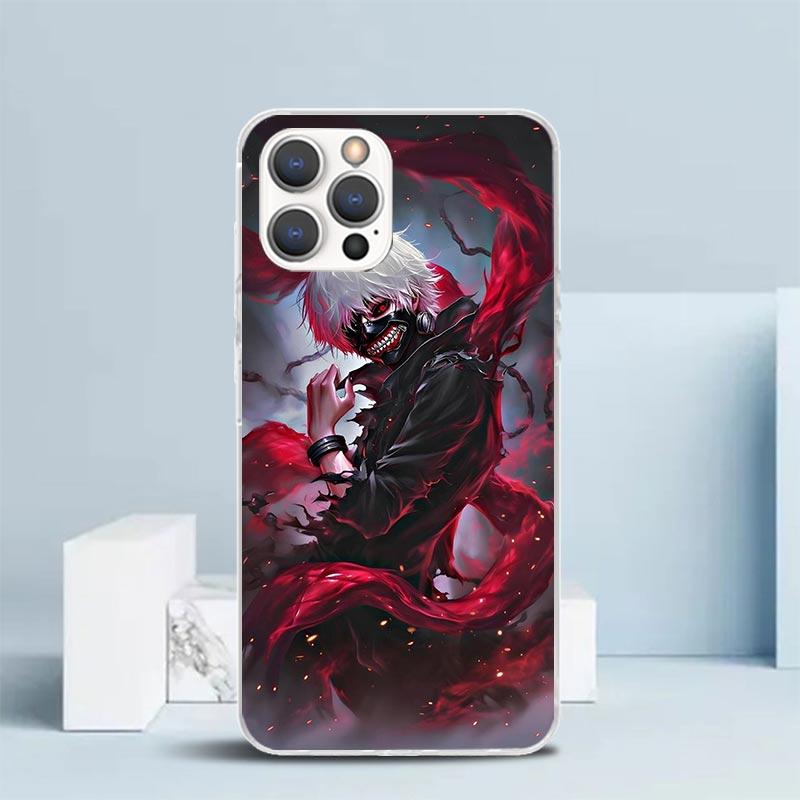 G-Ghoul Tokyo Kaneki Ken Phone Case For IPhone 16 17 Air 16E 15 14 Plus 13 Mini 12 11 Pro Max 7 8 + SE 2020 Soft TPU Back Cover