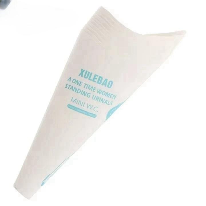 

12 шт. Одноразовый женский писсуар Водонепроницаемая бумага Устройство для мочеиспускания Путешествия Кемпинг Портативный Беременная женщина Стоячий уличный туалет белый