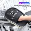 1Pcs Car Wash Glove Wool Soft Polish Cleaning Brush Tools For Model-3 Model-S Model-X Model-Y Cybertruck Roadster SpaceX