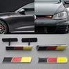 1Pc 3D Metal German Flag Logo Car Front Grille Badge, Car Side Fender/Rear Trunk/Car Body Emblem Sticker for All Car