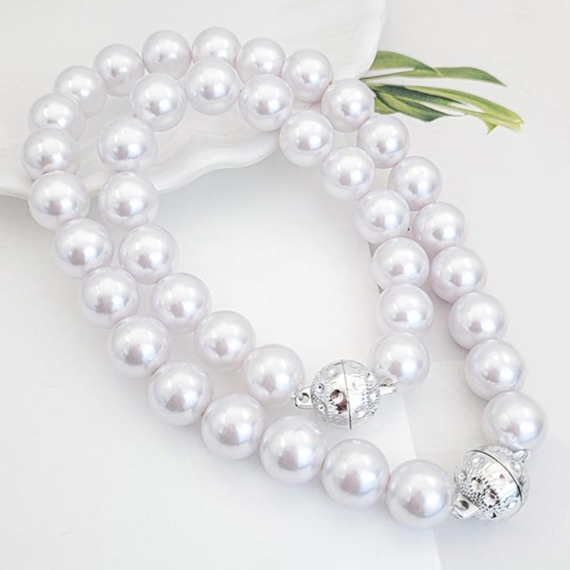 Secure Magnetic Curtain Ties Elegant Pearls Accents Durability Materials For Window Sheer & Drapery