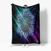 Cosmic Galaxy Mandala Blanket  Space Star Night Duvet Cover Fleece Throw for Bedroom Sofa Decoration Gift