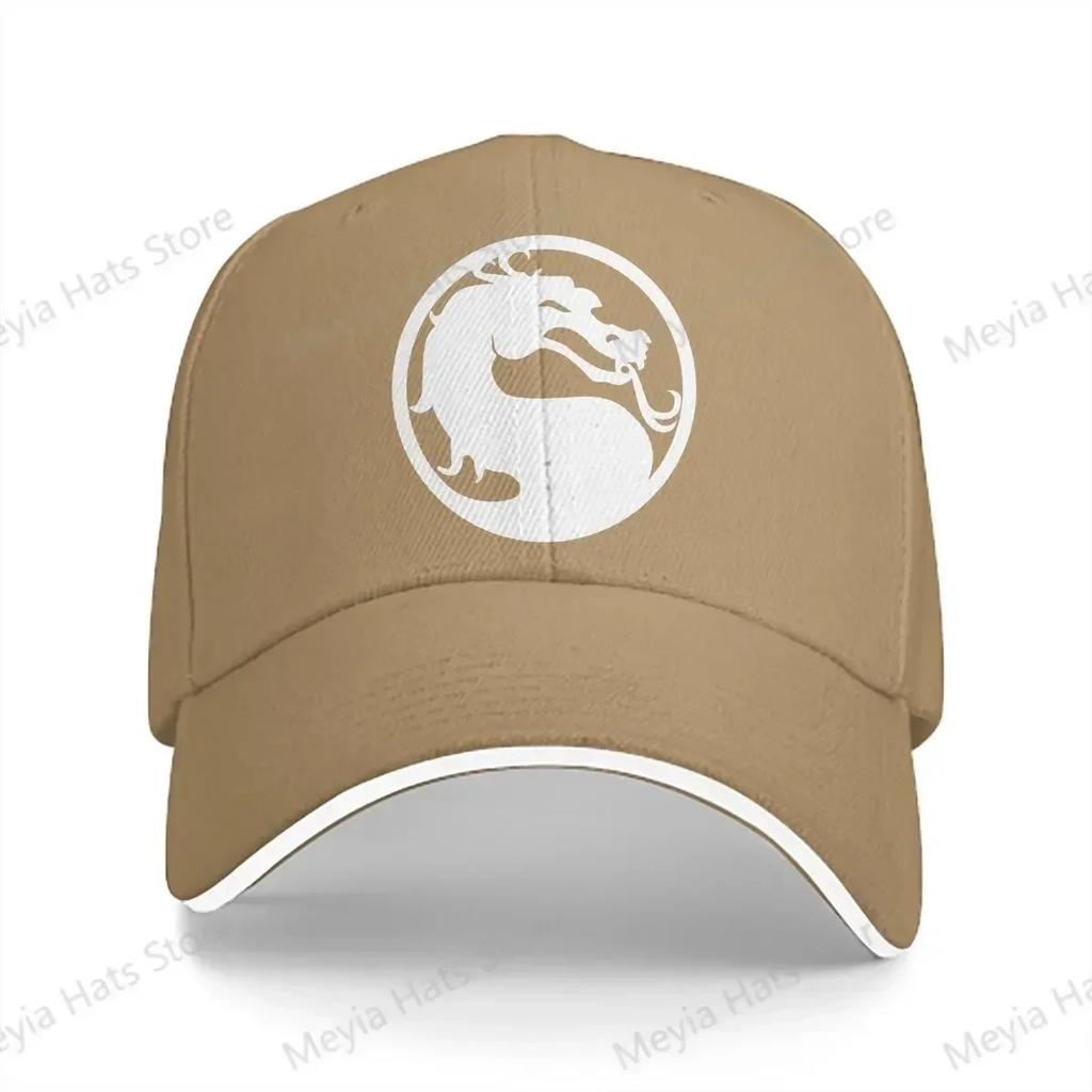Dragon White Mortal Kombat Anime Multicolor Hat Peaked Womens Cap Personalized Visor Protection Hats