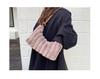 Women's Plush Shoulder Bag - 2025 Fashionable Versatile Furry Underarm Handbag with Niche Design