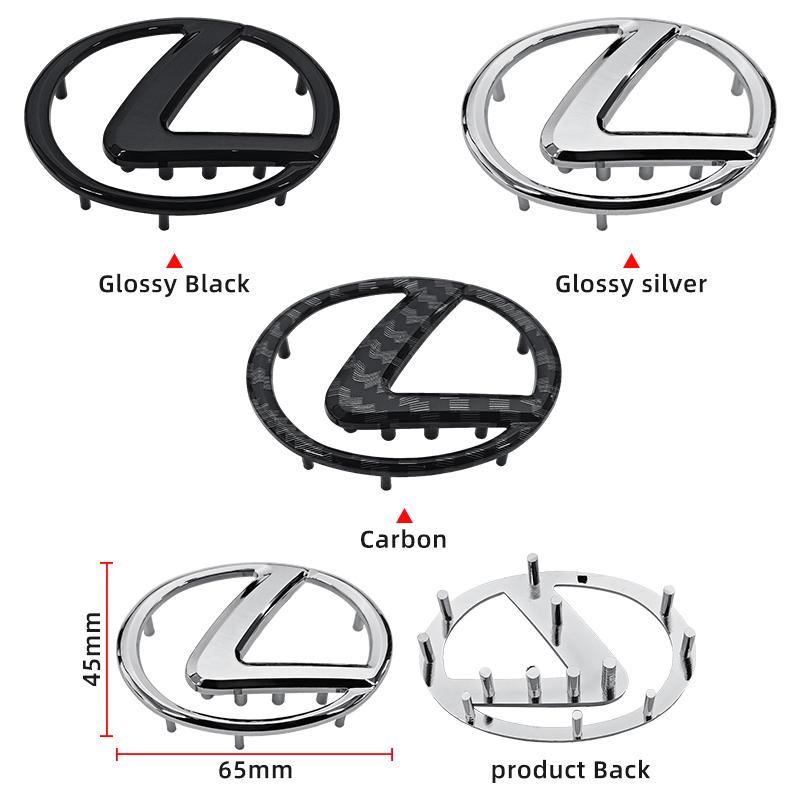 ABS Steering Wheel Center Emblem Sticker for Lexus RX NX ES IS GX LX UX CT GS F Sport RX300 RX350 GX460 etc Logo Badge Decal