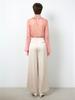 Loe Belle Beige Wide-Leg Pants