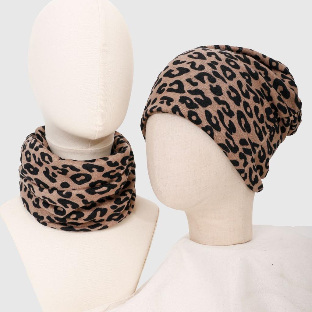 Lue og skjerf dobbeltformål genserlue