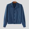 INCERUN Autumn Men Lapel Long Sleeve Buttons Down Jackets Coats