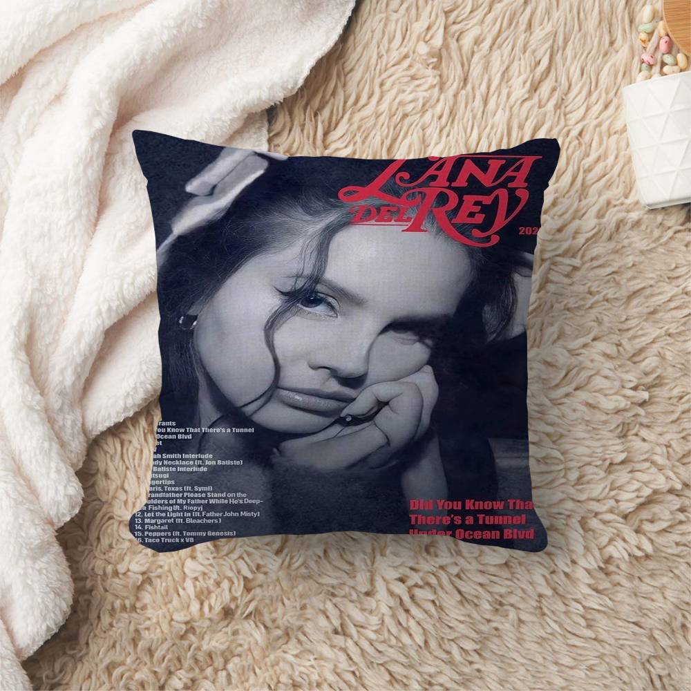 Singer LLana DDel RRey Pillow Gifts Home Office Furnishings Bedroom Sofa Car Cushion Cover case xcm