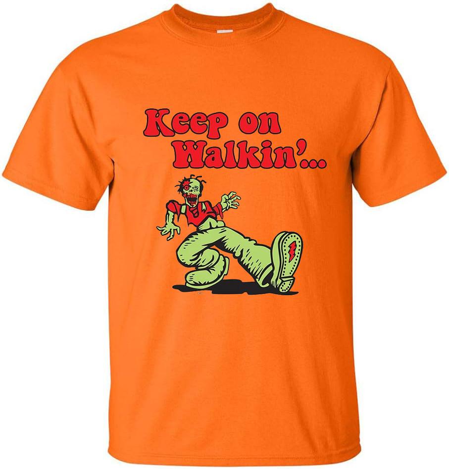 Zombie Funny T-shirt Halloween Party Costume Mens Graphic Tees Zombies S