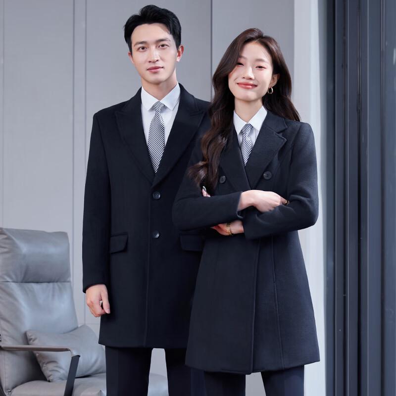 Teluoman Unisex Professional Wool Overcoat