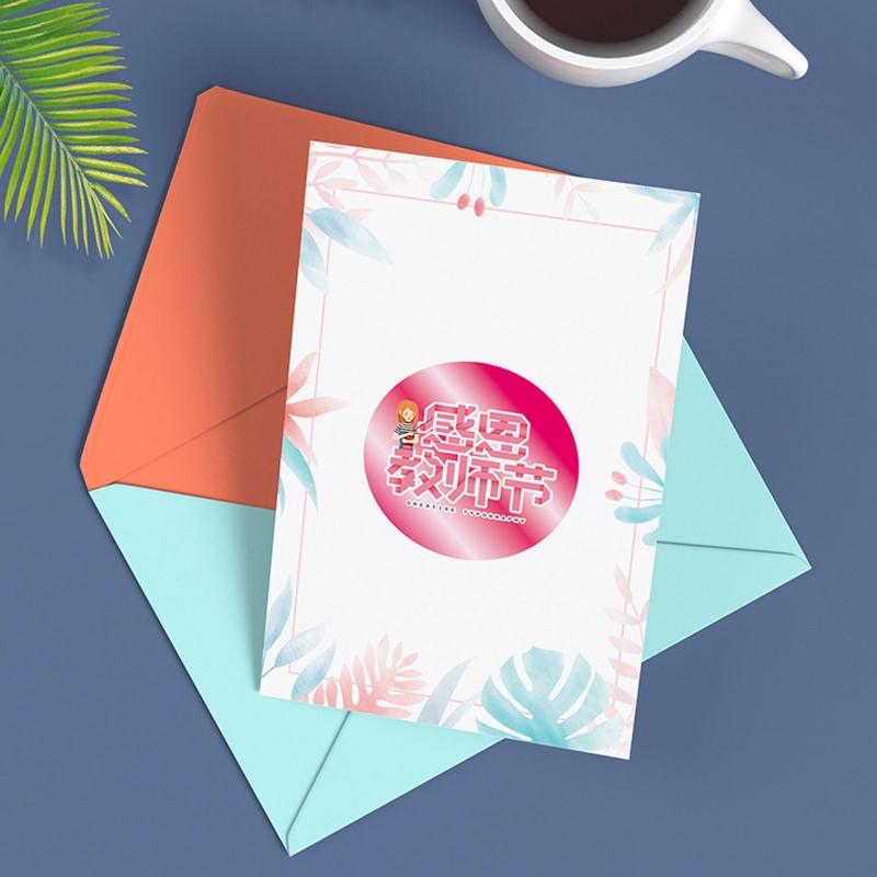 500 Counts Teacher's Day Stickers 1.5Inch Gift Wrap Stickers Self-adhesive Sealing Sticker for Thank You Letter Envelope