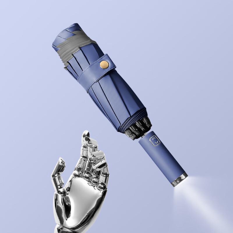 Автоматический светоотражающий зонт Nanqiao с обратным складыванием