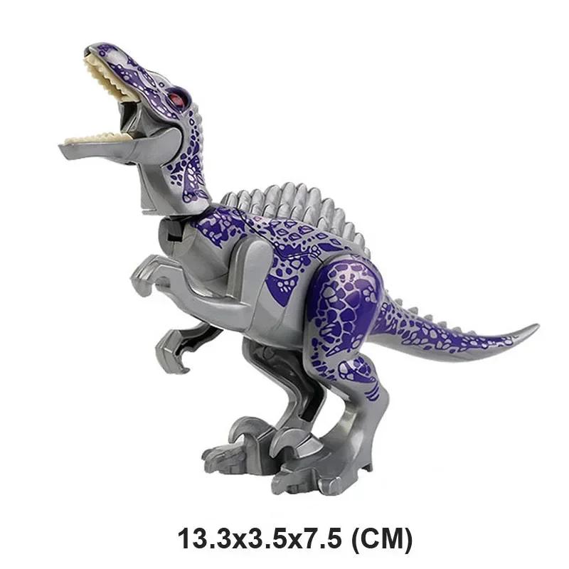 Hot Sale!! Jurassic Dinosaur Sea World Animals Mosasaurus Indominus Rex Model Building Blocks Enlighten Bricks Toys For Children