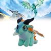 Of Fire Wings Dragon Big Eye Blue Dragon Plush Toy Stuffed Doll Gift Cartoon