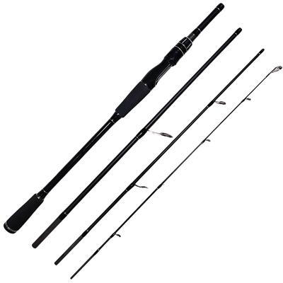 4-piece 6.9-8.8ft Compact Lure Rod MH (Spinning, 6.9ft/2.1m) Suitable for 15-75g Loads
