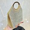 Evening Party Bag - Shining and Elegant Clutch Bag - Bridesmaid Bag - Single Shoulder Crossbody Bag