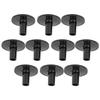 10Pcs Drum Cymbal Sleeves Plastic Stand Percussion Instrument Support Parts Replacement