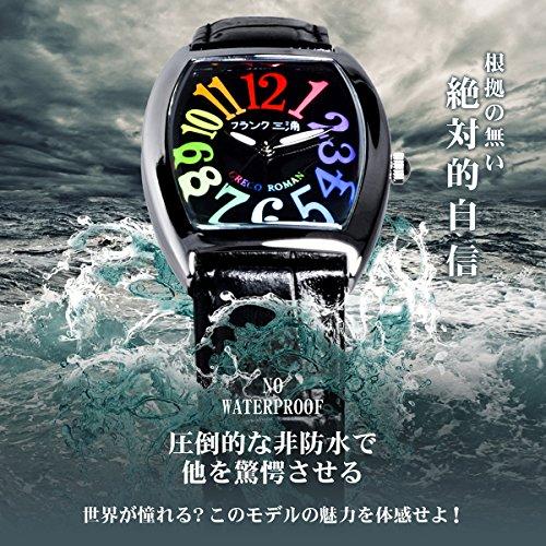 Frank Miura FRANKMIURA Watch Zero Model Greco-Roman Style 400 Undefeated Commemorative Leather Strap Colorful White FM00K-CRW