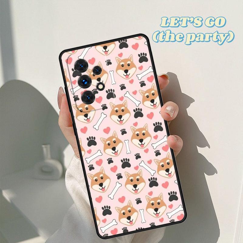 Custodia per telefono Cane Shiba Inu Animale Per Samsung Galaxy A42 A31 A40 A51 A71 A32 A80 A91 A52 A72 A73 A20e A21S A50 A70 A11 A12 Cover