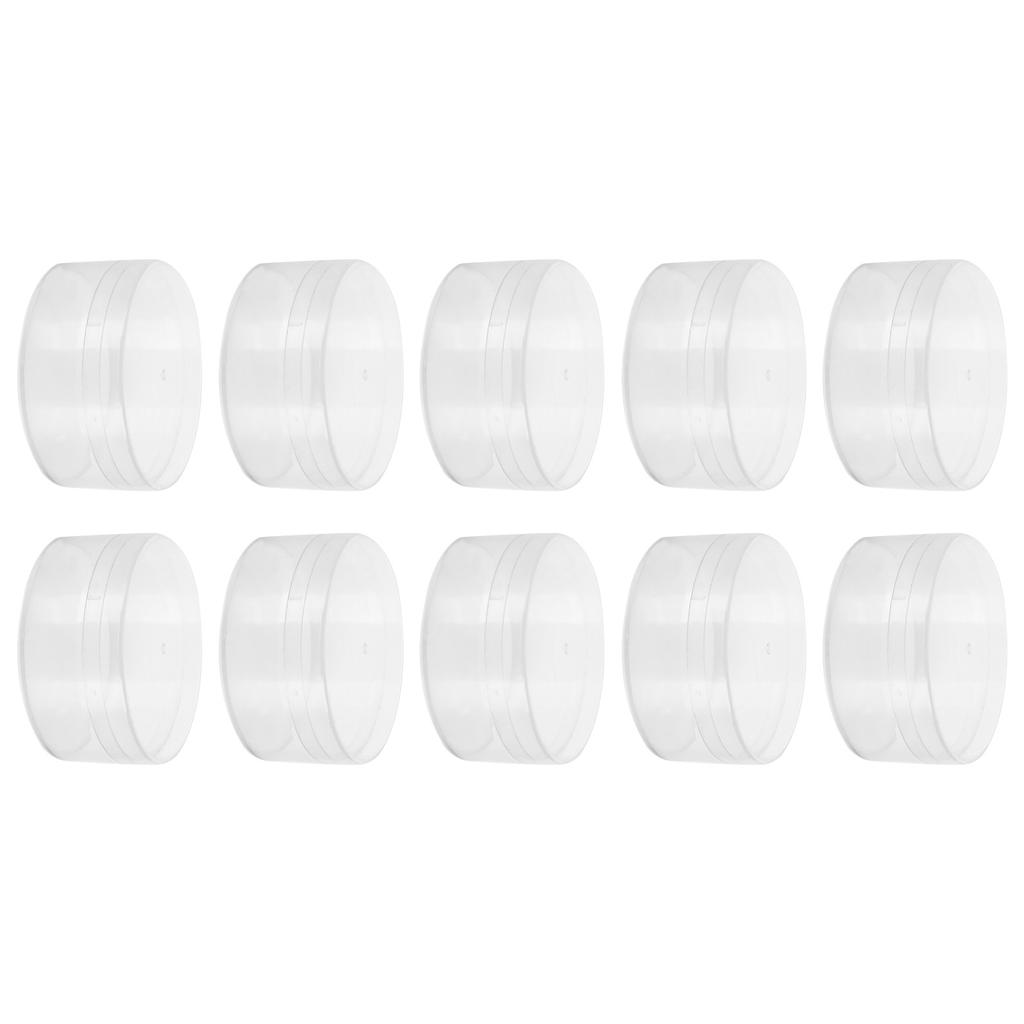 10pcs Watch Parts Bead Storage Box Plastic Jewelry Hardware Small Items Container Set 8cm